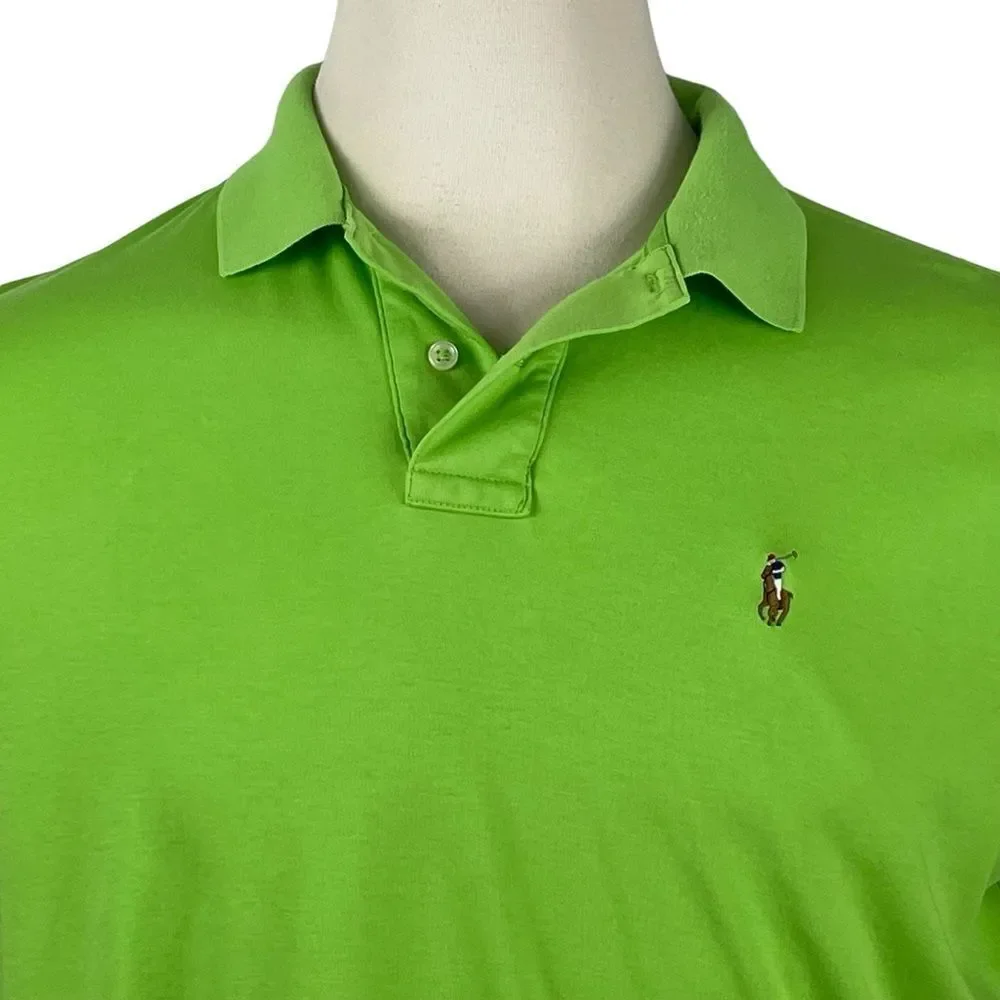 Men's ExcCond Polo Ralph Lauren Pima Soft Touch‎ Polo XL